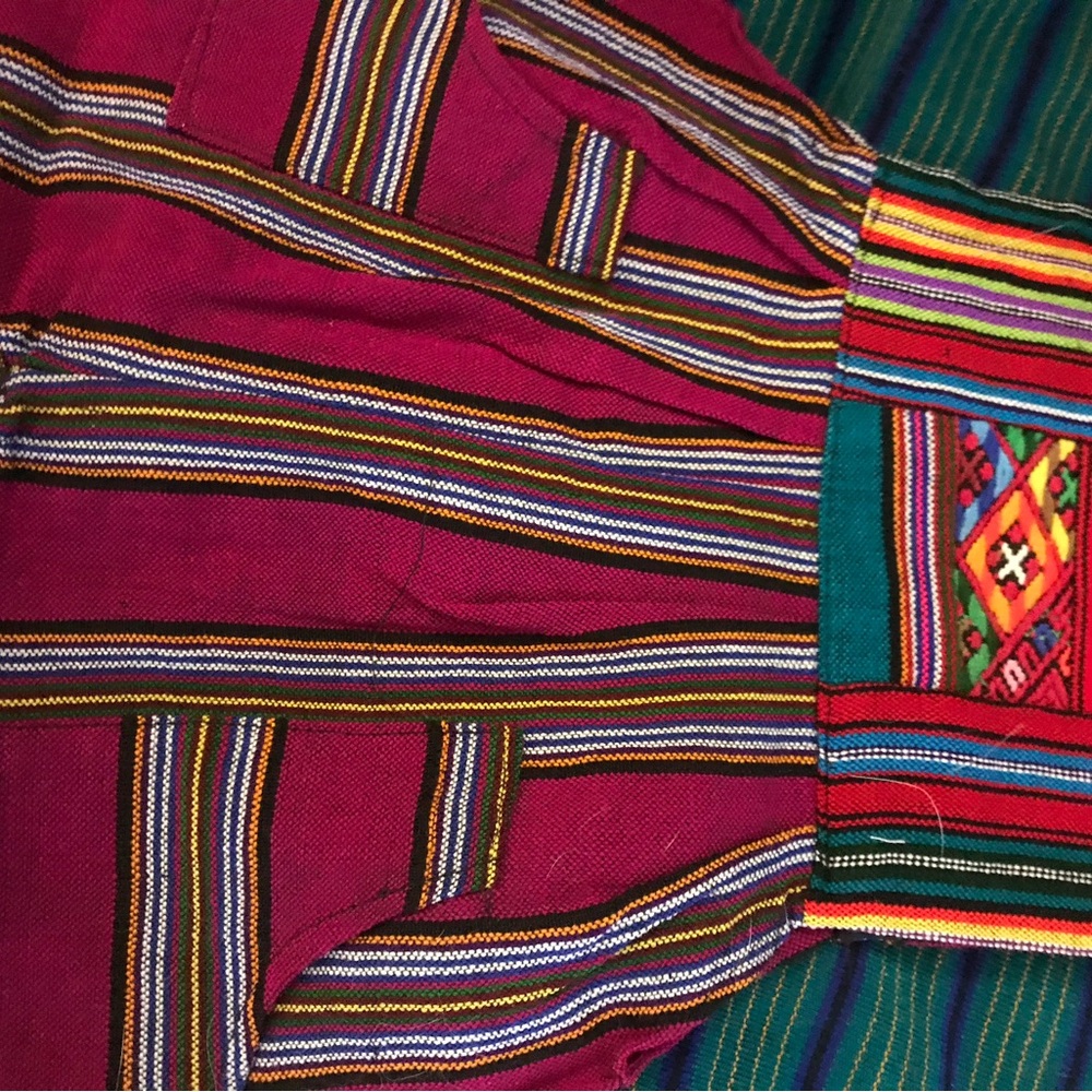 CLEARANCE
Colourful Striped Overalls handmade in Guatemala - Picture 7 of 8